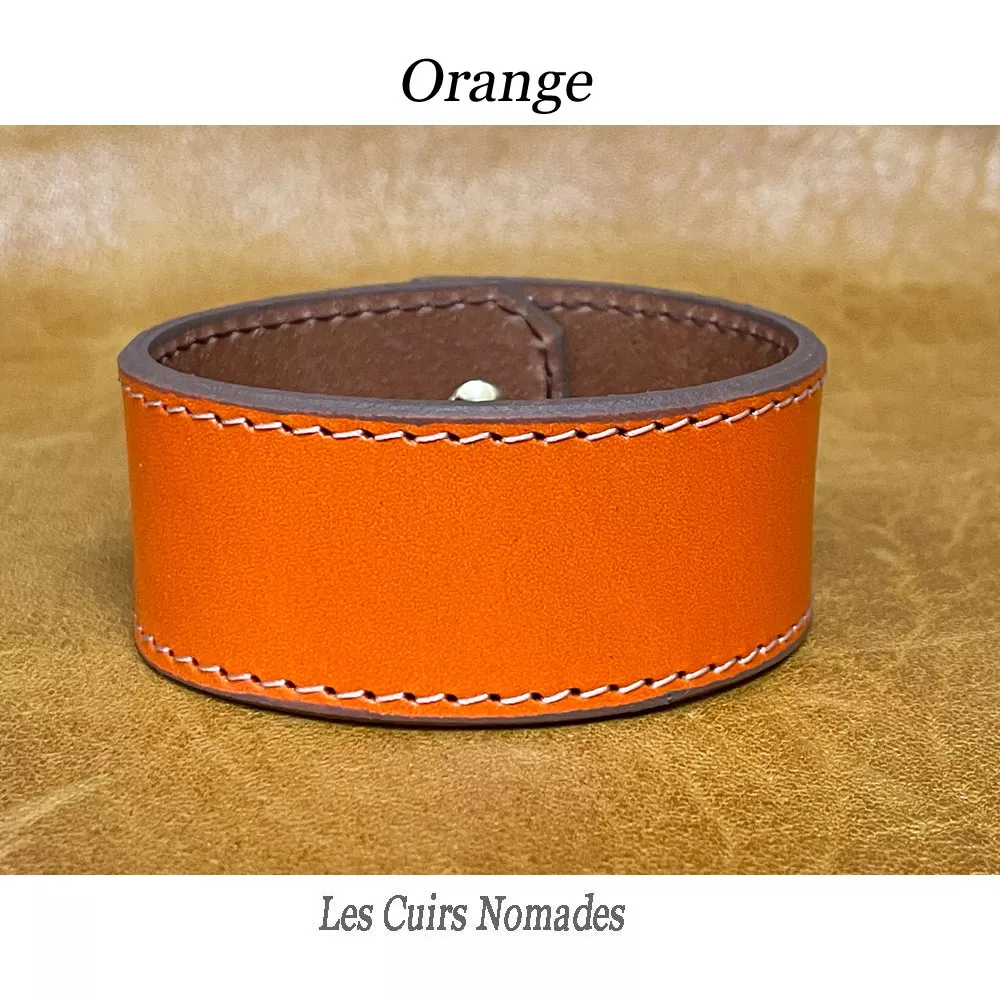 Bracelet de force cuir LE VIKING largeur 3 cm 🇫🇷 – Image 8