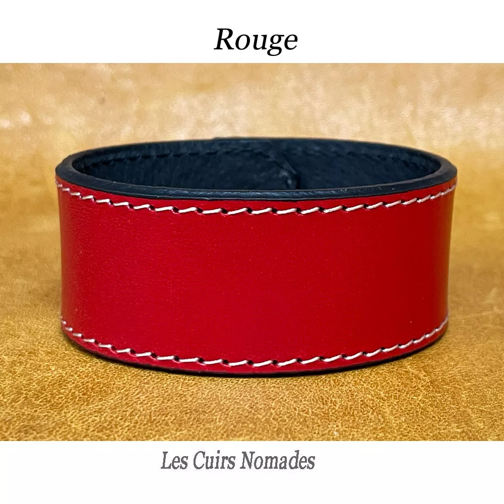 Bracelet de force cuir LE VIKING largeur 3 cm 🇫🇷 – Image 9