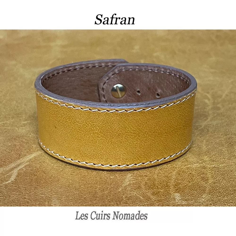 Bracelet de force cuir LE VIKING largeur 3 cm 🇫🇷 – Image 10