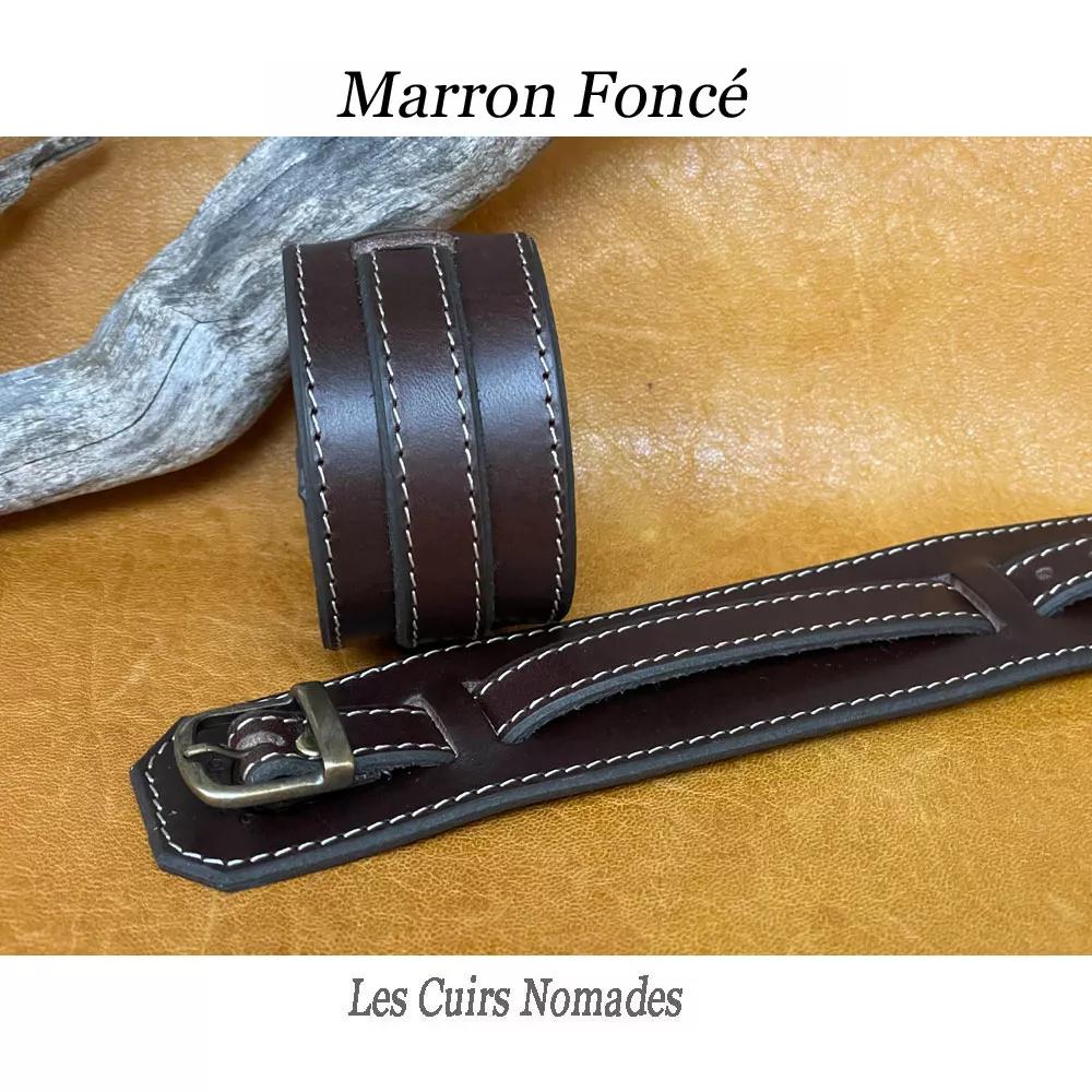 Bracelet de Force cuir LE FORGERON 1 bride  🇫🇷 – Image 8