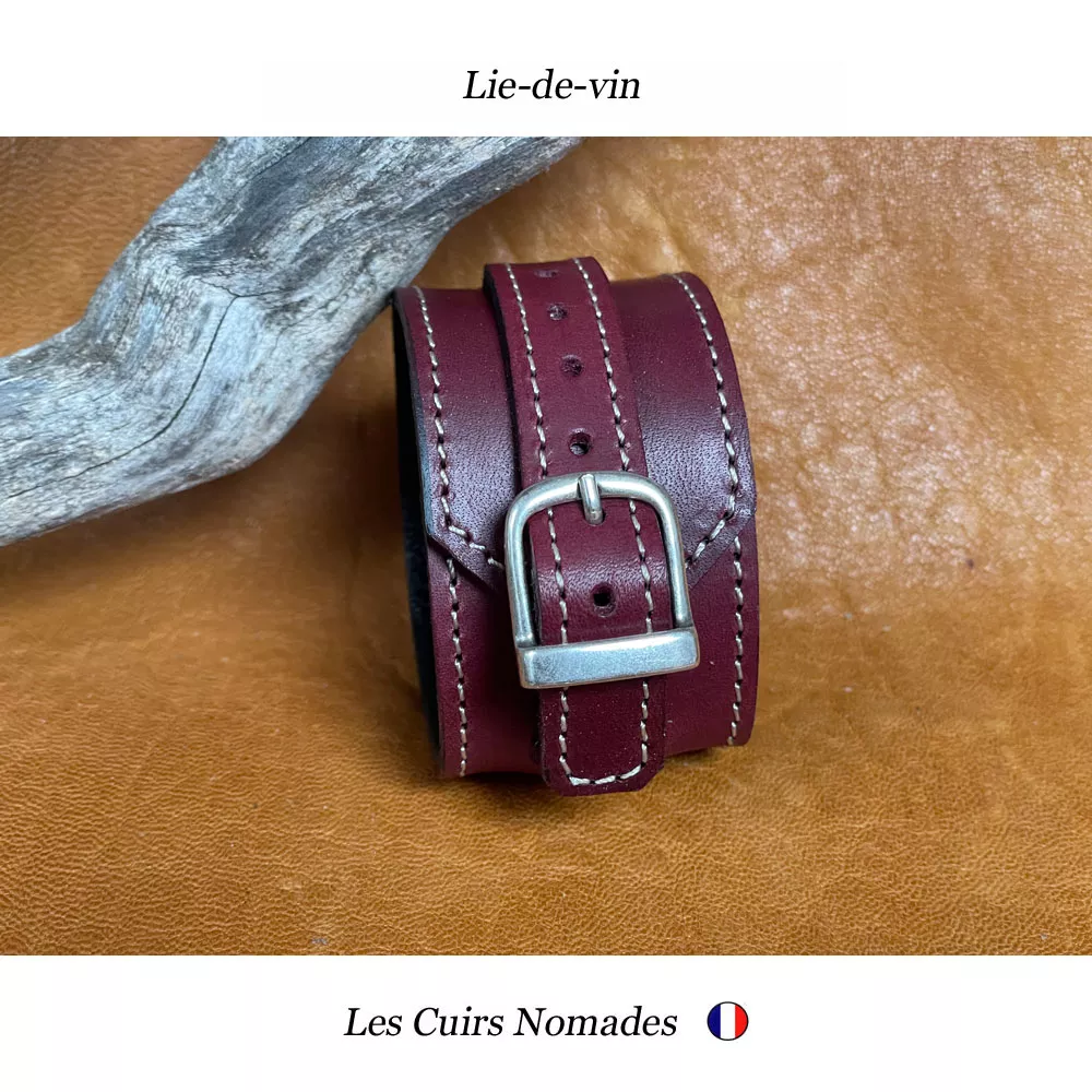 Bracelet de Force cuir LE FORGERON 1 bride  🇫🇷 – Image 3