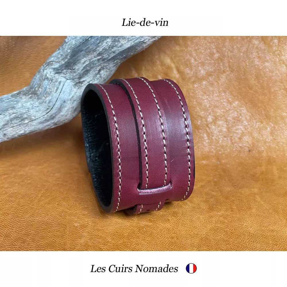 Bracelet de Force cuir LE FORGERON 1 bride  🇫🇷 – Image 2