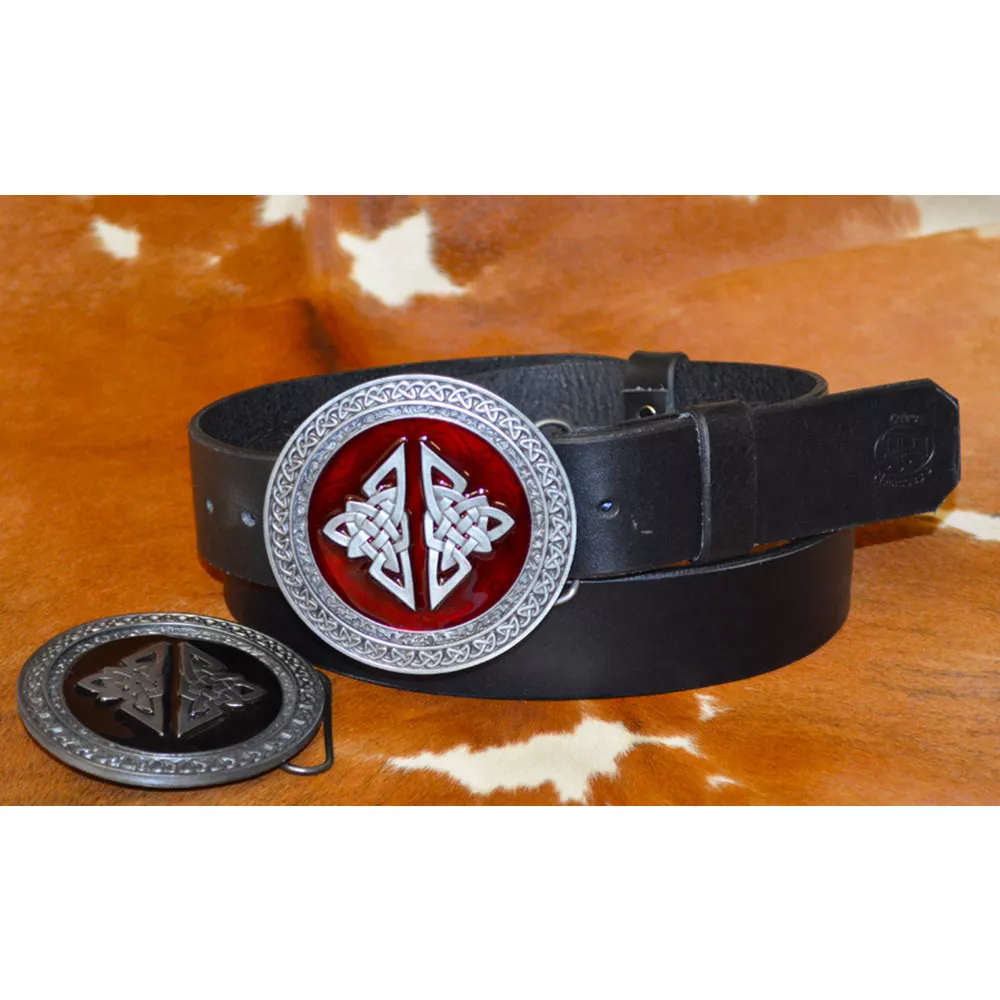 Ceinturon cuir avec Boucle Celtique N°15 🇫🇷 – Image 2
