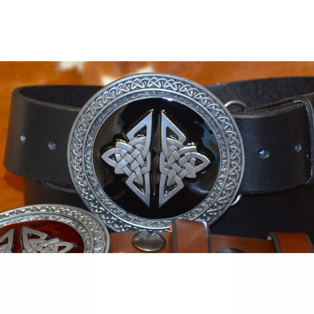 Ceinturon cuir avec Boucle Celtique N°15 🇫🇷 – Image 4