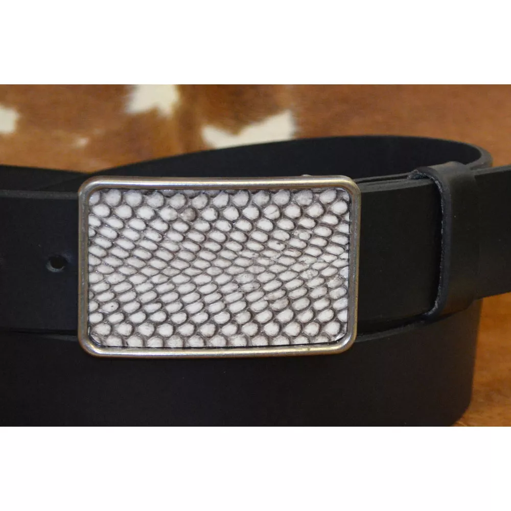 Ceinture cuir avec boucle rectangulaire Cobra Véritable 🇫🇷 – Image 3