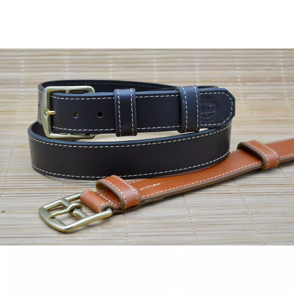 Ceinture cuir largeur 3,5cm Boucle ETRIVIERE 🇫🇷
