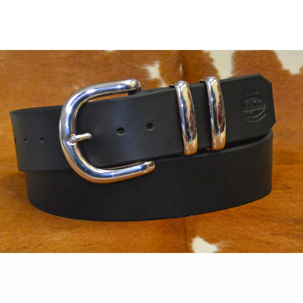 Ceinture cuir largeur 4,5cm Boucle BAIXAS à double passants 🇫🇷 – Image 4