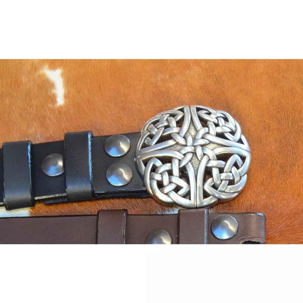 Ceinturon avec Boucle "Celtique ronde" Plaqué Argent 🇫🇷 – Image 2