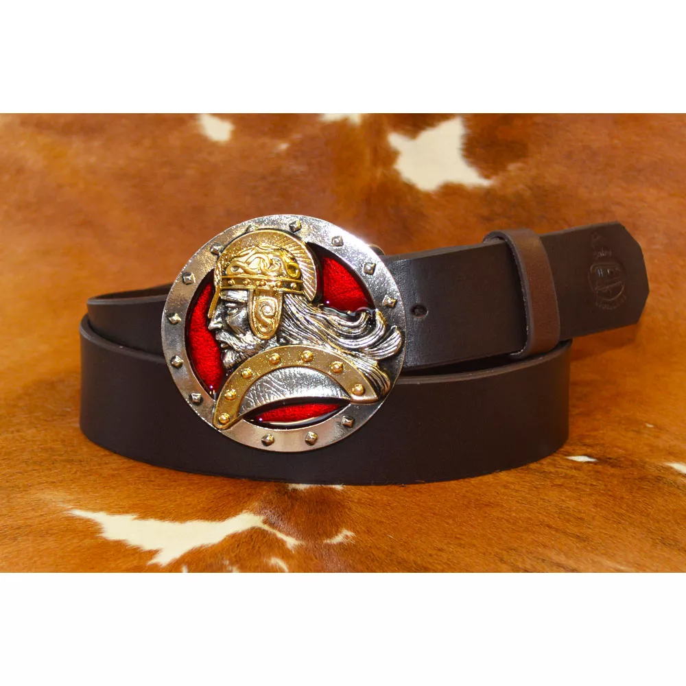 Ceinturon cuir avec Boucle Celtique N°23 🇫🇷