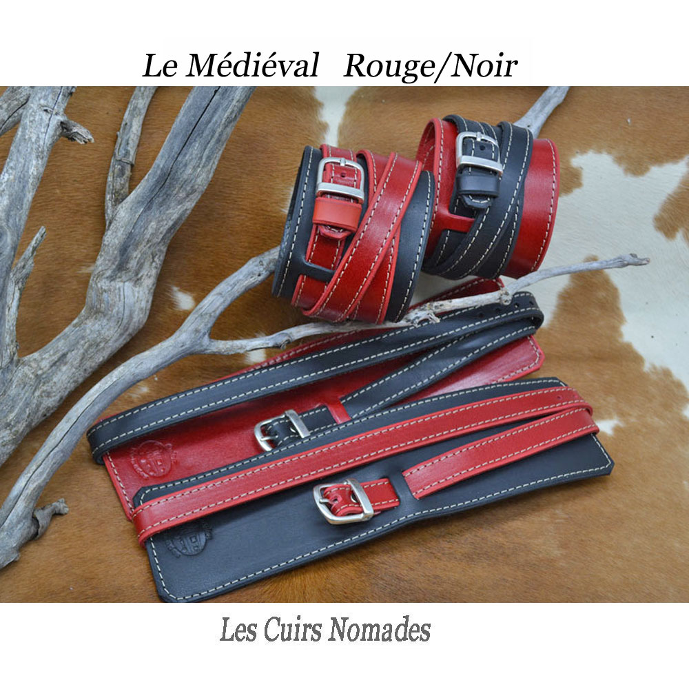 Bracelet de Force en cuir - (Double) - La Forge Du Maroquinier