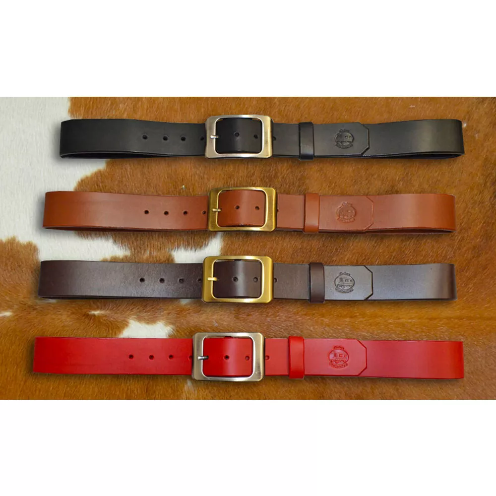 Ceinture cuir largeur 4cm Boucle MALLORCA 🇫🇷 – Image 2