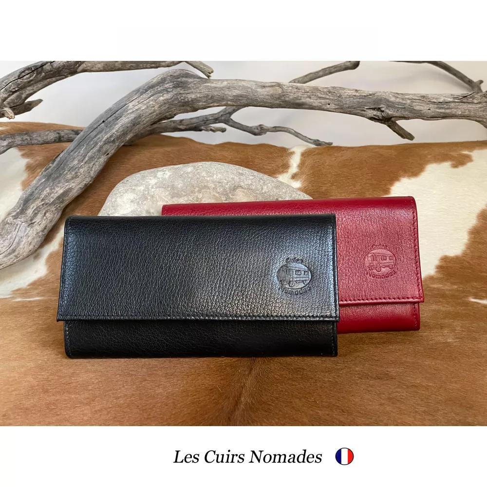 Grand Porte-Monnaies cuir Classique 🇫🇷