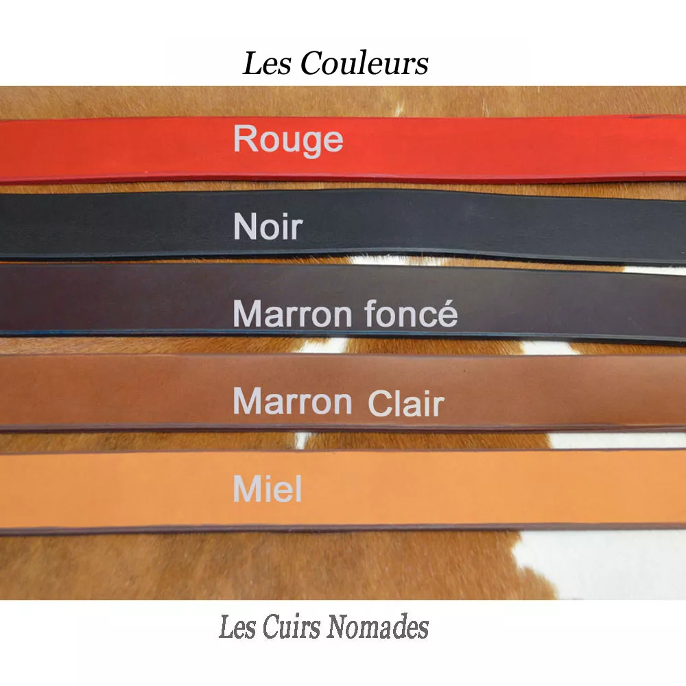 Ceinture cuir largeur 4cm Boucle PHILADELPHIA – Image 5