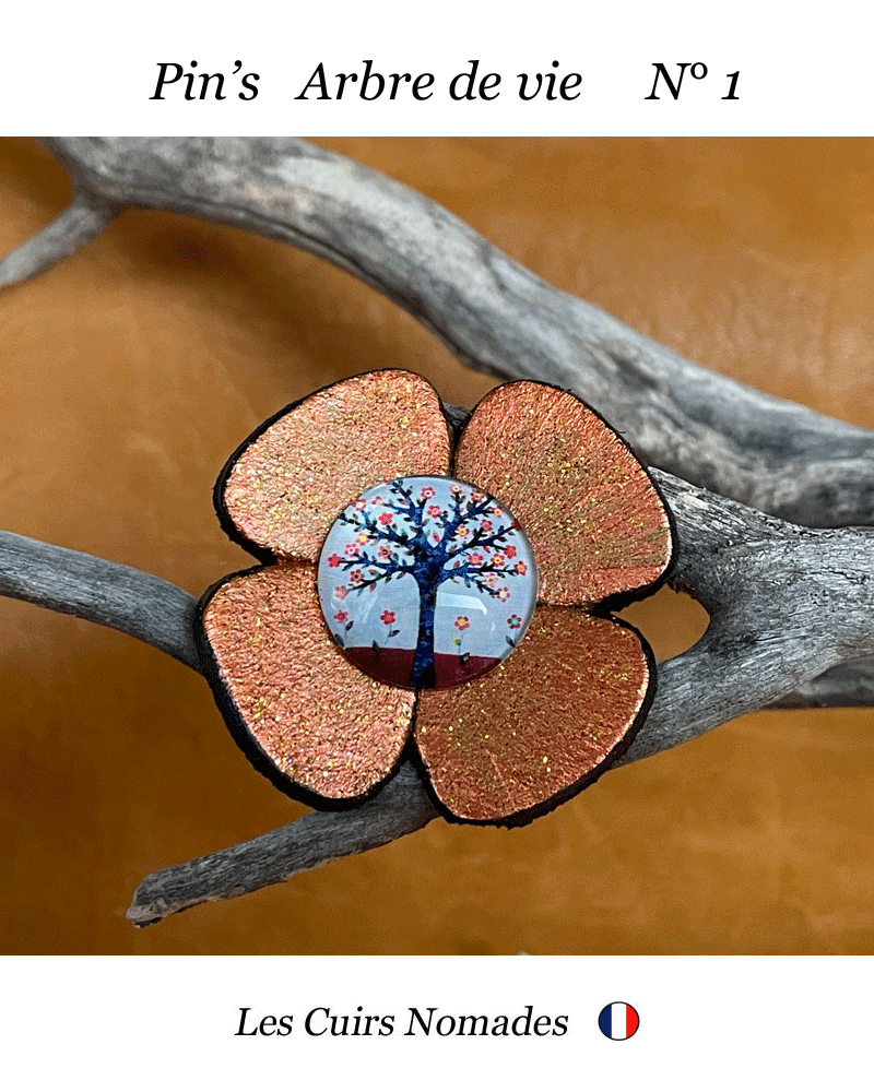 Pin's Arbre de Vie les petits Porte-Bonheurs  🇫🇷 – Image 3