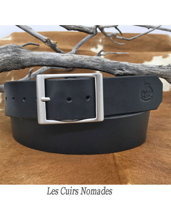Ceinture cuir largeur 4,5cm Boucle CHICAGO 🇫🇷